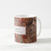 Personalisiert William Morris Best Friend Kaffeetasse (VorderseiteRechts)