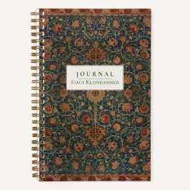 Personalisiert William Morris "Holland Park" Journ Notizblock