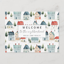 Personalisiert Willkommen im Nachbarschaftsreich Postkarte
