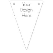 Personalisiert Wimpelkette (Zweite Fahne)