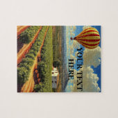 Personalisiert Wine Country Vineyard Puzzle (Horizontal)