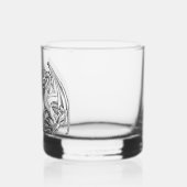 Personalisiert Winged Whiskyglas (Links)