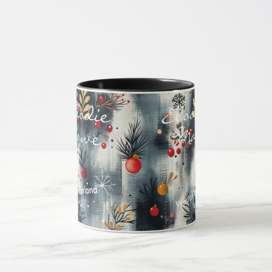 Personalisiert Winter Wonderland Tasse - Individue (Zentrum)