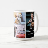 Personalisiert Wir Liebe Sie Daddy Foto Collage Kaffeetasse (VorderseiteRechts)