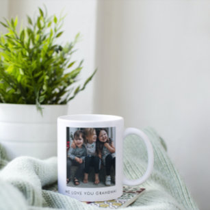 Personalisiert Wir Liebe Sie Oma Foto Einfach Kaffeetasse