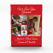 Personalisiert Wir Liebe Sie Oma | Red 5 Foto (Vorderseite)