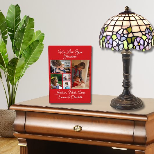 Personalisiert Wir Liebe Sie Oma | Red 5 Foto