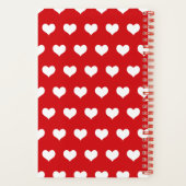 Personalisiert Wir Liebe Sie Oma | Red 8 Foto Notizblock (Rückseite)