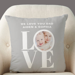 Personalisiert Wir Liebe Sie Vater Foto Vatertag Kissen