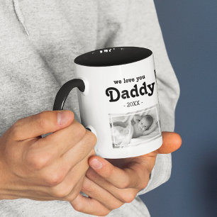 Personalisiert wir lieben dich Papa Tasse