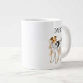Personalisiert Wire Fox Terrier Foto Jumbo-Tasse (Vorderseite Rechts)