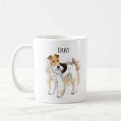 Personalisiert Wire Fox Terrier Foto Kaffeetasse (Links)