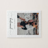 Personalisiert wirst du mein Foto sein Puzzle (Horizontal)