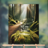 Personalisiert "Wirst du meine sein?" Akryling Acrylschild (Neutral)