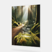 Personalisiert "Wirst du meine sein?" Akryling Acrylschild (Winkel)