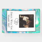 Personalisiert wirst du mich heiraten banner (Horizontal)