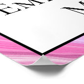 Personalisiert wirst du mich heiraten poster (Ecke)