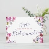 Personalisiert wirst du sein? Hochzeitskarte Einladung (Stehend Vorderseite)