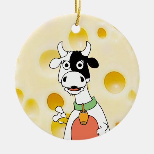 Personalisiert Wisconsin Chef Funny Christmas Keramik Ornament (Vorne)