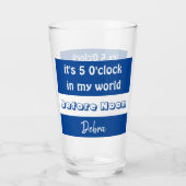 Personalisiert Witty Beer Glas (Rückseite)