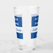 Personalisiert Witty Beer Glas (Rechts)