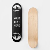 Personalisiert - Wolkenkratzer Skateboard (Vorderseite)