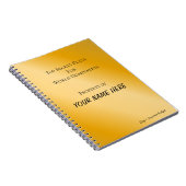 Personalisiert-World-Domination-Spiral-Notebook Notizblock (Rechte Seite)