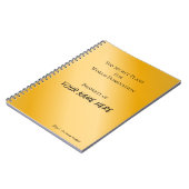 Personalisiert-World-Domination-Spiral-Notebook Notizblock (Linke Seite)