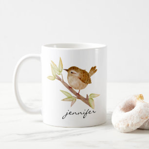 Personalisiert Wren Bird-Tasse Kaffeetasse