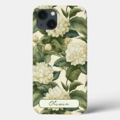 Personalisiert Wunderbares klassisches Blumenmuste Case-Mate iPhone Hülle (Rückseite)