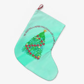 PERSONALISIERT WÜNSCHEN WIR IHNEN EINEN KLEINEN CH GROßER WEIHNACHTSSTRUMPF (Vorderansicht (hängend))