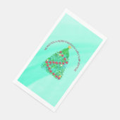 PERSONALISIERT WÜNSCHEN WIR IHNEN EINEN KLEINEN CH SERVIETTE (Ecke)