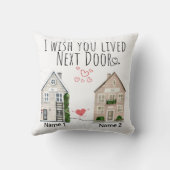 Personalisiert wünschte ich, du lebst als nächstes kissen (Rückseite)