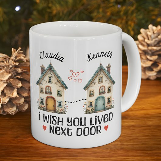 Personalisiert wünschte ich, du lebtest als Nächst Kaffeetasse