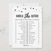 Personalisiert würde sie lieber Brautparty-Karte h Einladung (Vorderseite)