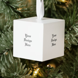 Personalisiert Würfelornament