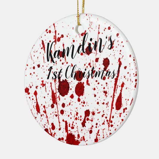 Personalisiert XMAS Ornament Spritzer Vampire (Links)