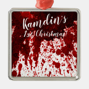 Personalisiert XMAS Ornament Spritzer Vampire Aus Metall