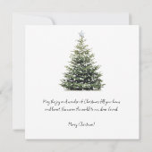 Personalisiert Xmas pajamas Schwester Weihnachtska Einladung (Rückseite)