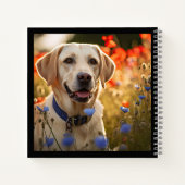 Personalisiert Yellow Labrador Retriever Journal Notizblock (Rückseite)
