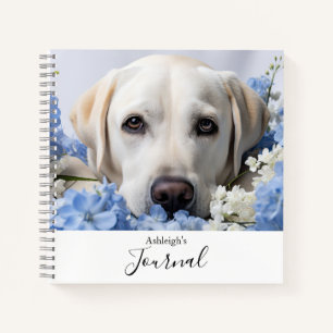 Personalisiert Yellow Labrador Retriever Journal Notizblock