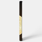 Personalisiert Yellow Moon Samsung Case Galaxy Hülle (Linke Seite)