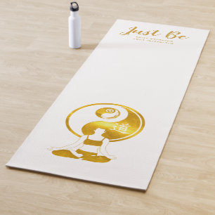 Personalisiert YOGA Instructor, Member Mat OM Yogamatte