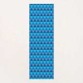 Personalisiert Yoga Mat - Blaue Geometrie Yogamatte (Vorderseite)