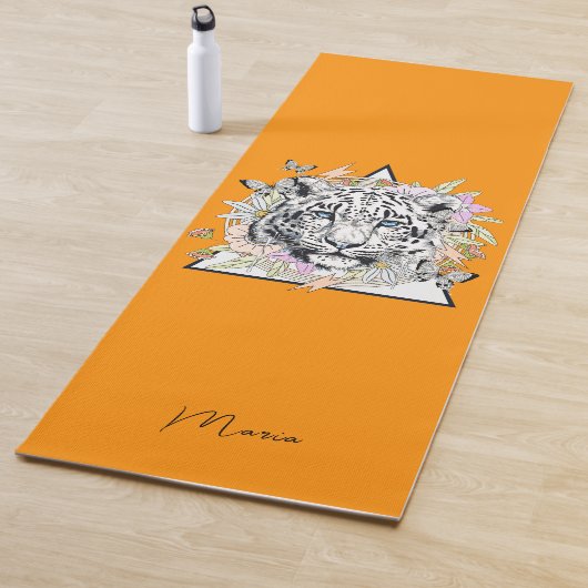Personalisiert Yoga Mat Individuelle Name White Ti Yogamatte (Beispiel)