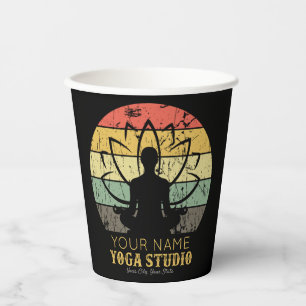 Personalisiert Yoga Studio Fitness Instructor Guru Pappbecher