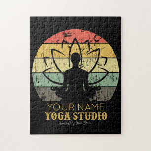 Personalisiert Yoga Studio Fitness Instructor Guru Puzzle