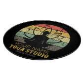 Personalisiert Yoga Studio Fitness Instructor Guru Schneidebrett (Ecke)