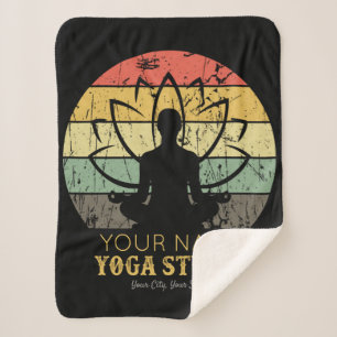 Personalisiert Yoga Studio Fitness Instructor Guru Sherpadecke