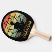 Personalisiert Yoga Studio Fitness Instructor Guru Tischtennis Schläger (Seitenansicht)